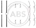 Produktbild ABS 0901Q Zubehörsatz, Scheibenbremsbelag