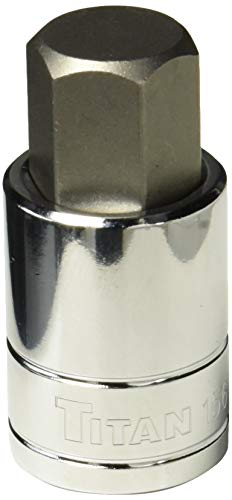 Titan 15619 1/2-Inch Drive x 19mm Hex Bit Socket