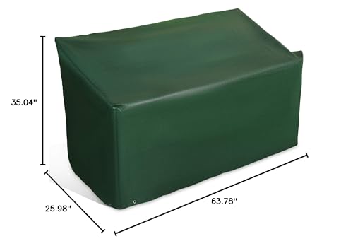 FiNeWaY Heavy Duty Garden 3 Seater Bench Seat Cover Waterproof Weatherproof Outdoor 3 Seater Bench Cover 3 Seater Bench Cover
