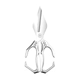 Tijeras de cocina - Tijeras de carne robustas con mango ergonómico | Accesorios de cocina de acero inoxidable para cortar huesos de aves de corral y verduras