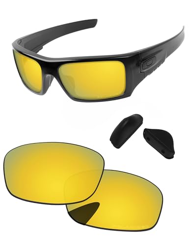 Image of Replacement Lenses & Nosepads for Oakley Si Ballistic Det Cord OO9253 61mm - Precision Fit, UV & Impact Resistant