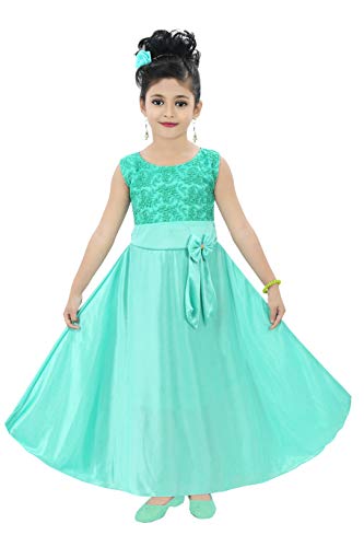 Image of Chandrika Kids Embroidered Festive Gown Dress for Girls