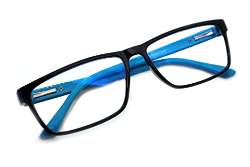 Image of EFERMONE Blue Ray Cut Light Filter Computer Glasses With Antiglare for Eye Protection (Zero Power, Blue Coated)