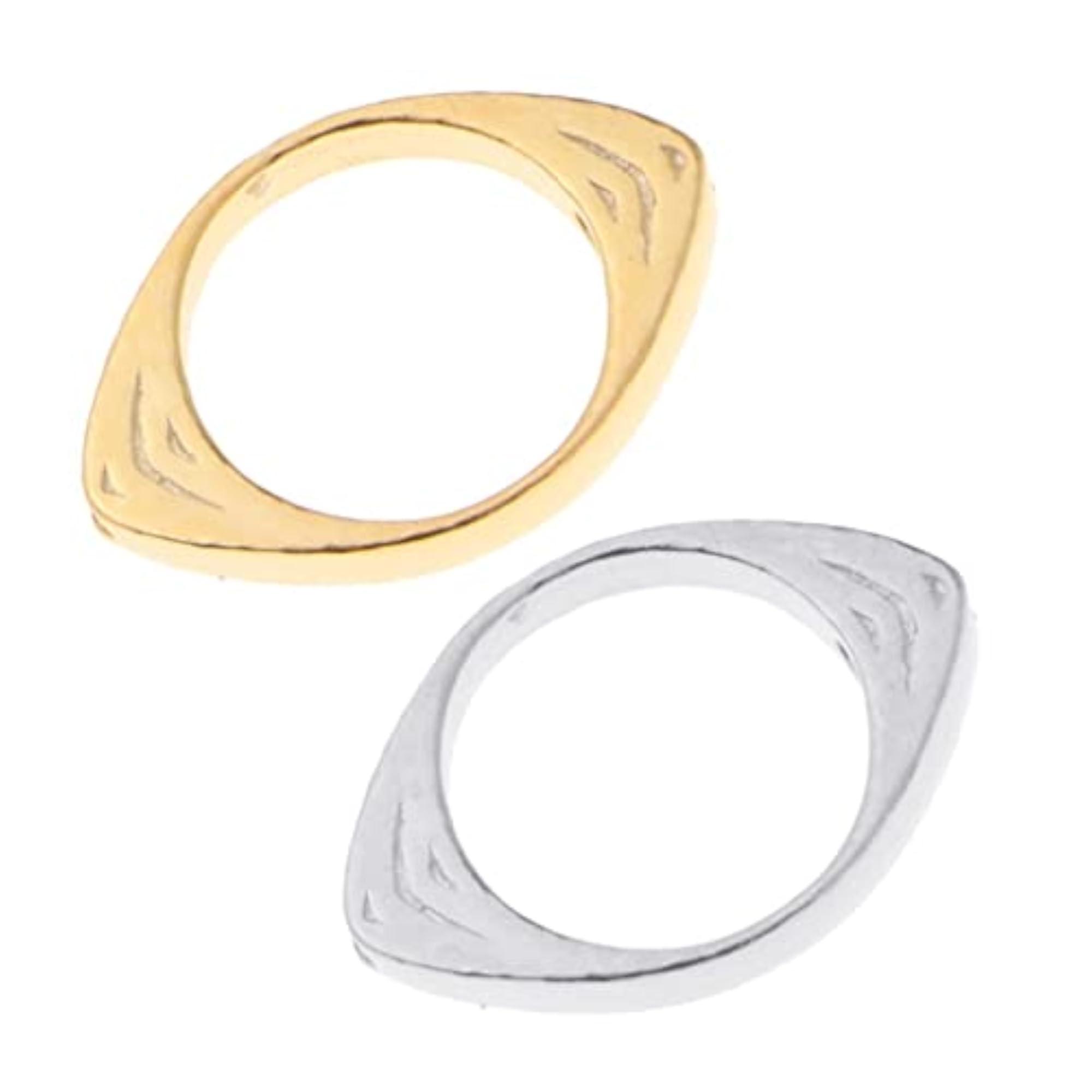 925 Sterling Silver Oval Spacer Eye Shaped Beads