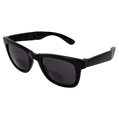 Global Vision Eyewear Bifocal Glasses, Smoke Lens, Silver Frame