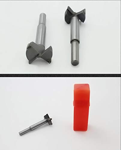 Meichoon Forstner Drill Bits Set 30-60Mm 6Pcs, Flat Wing Drilling Hole Hinge Cemented Carbide Carbon High Speed Steel Woodworking Drill Punching Bit With Round Shank Dc02A #TOP2