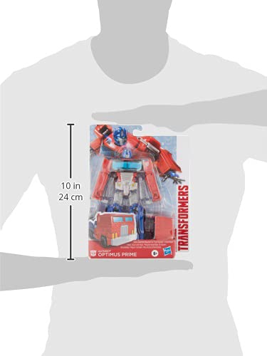 Figura Transformers Authentics, Autobot Optimus Prime - Converte em 4 etapas - E0771 - Hasbro, Azul,