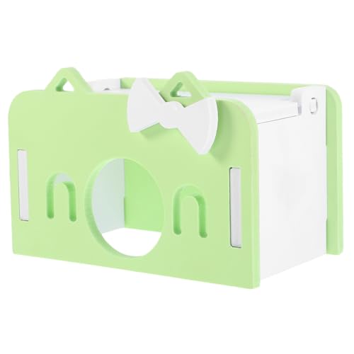 Mipcase 1 Set Guinea Pig Hideout House for Small Animals Durable for Hamster Chinchilla Squirrel Easy to Clean Cute Design for Cage Decoration