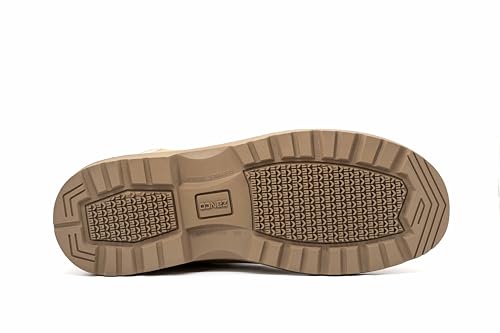 ZANCO MEN'S 8" WATERPROOF LEATHER WORK BOOTS/CONSTRUCTION BOOTS/OUTDOOR HIKING BOOTS WITH LIGHTWEIGHT FLEXIBLE OUTSOLE3