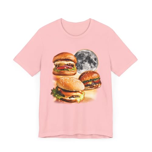 T-shirt Three Burgers Moon le cadeau drôle parfait pour un ami food lover