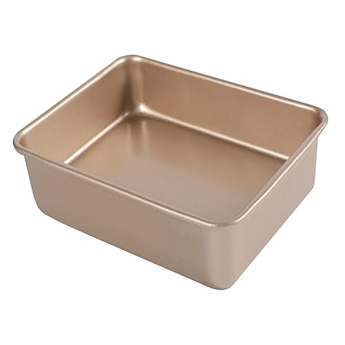 Ciieeo Stainless Steel Square Pan Non-stick Baking Sheet Cake Baking Plate Bread Pan Lid