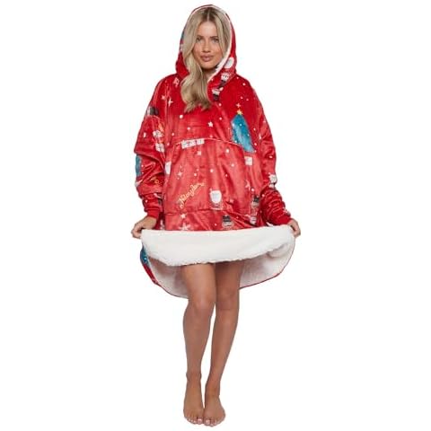 GC GAVENO CAVAILIA Oversized Christmas Blanket Hoodie Cover