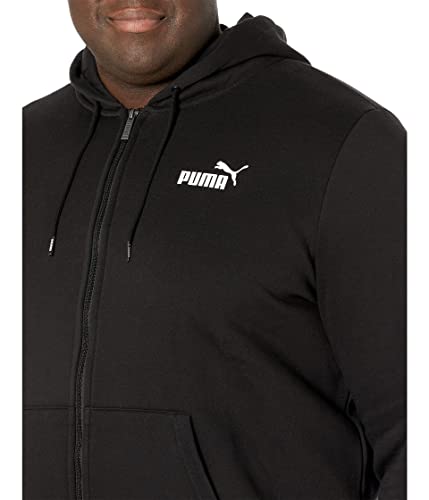 Puma Mens Essentials Full Zip Fleece Hoodie Bt Hooded Sweatshirt, Cotton Black, 3X-Large Us #TOP2