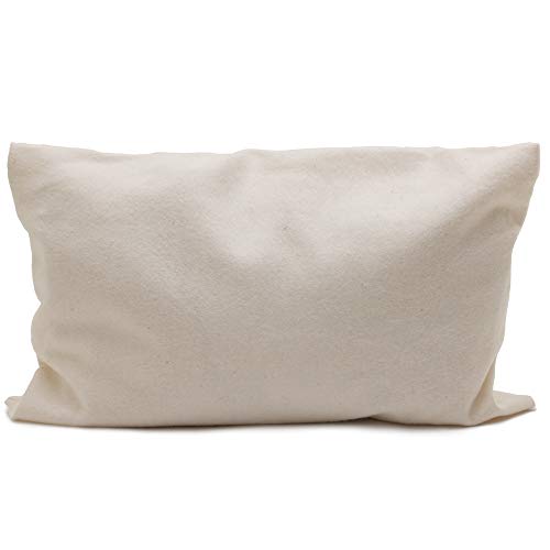 Cojín de hierbas de 30 x 20 cm, funda de franela orgánica +...