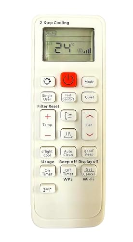 Image of Ehop AC-90A Compatible Remote Control for Samsung Ac for Split and Window Air Conditioner Suitable for 1 1.5 2 Ton ac Compatible with Samsung Ac Remote Original DB93-14195G 90A