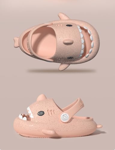 Generic Kids Shark Slides Glow in The Dark, Cloud Shark Slides Angler Fish Slides Glow in the Dark, Luminous Shark Slippers, Blue4