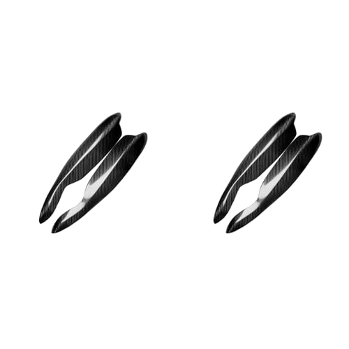 Autocollant de sourcil de phare en fibre de carbone pour Smart Fortwo W451 2007-2014