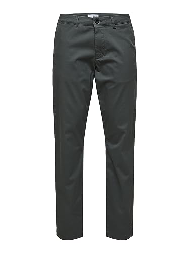 Selected Homme Slh175-slim New Miles pantalon habillé premium en coton stretch