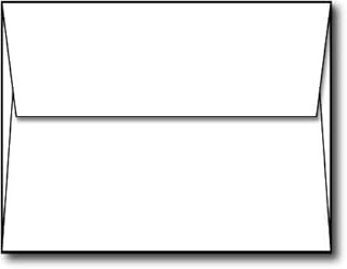 100 White Linen A2 Envelopes (4 3/8" X 5 3/4) - Perfect for Invitations, RSVPs, Greeting Cards and More!
