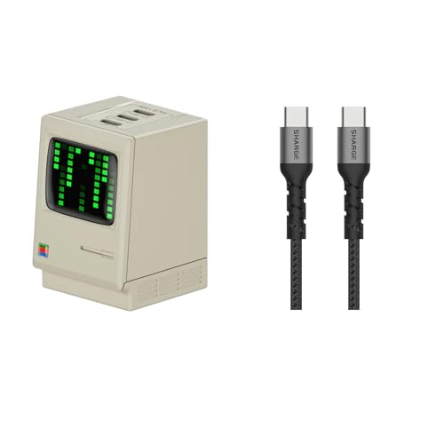 Image of Retro 67W Charger and 4.9ft Braided USB C Cable Bundle