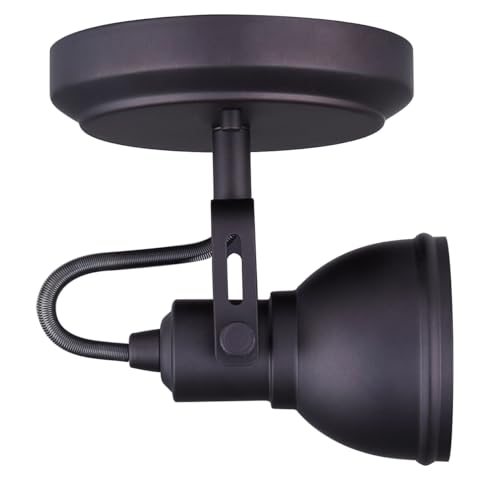 Image of CANARM ICW622A01ORB10 LTD Polo 1 Light Ceiling /Wall, Oil Rubbed Bronze with Adjustable Head , Oil-rubbed Bronze