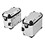 42L Silver Saddlebags