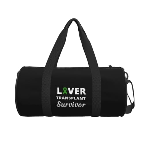 Liver Transplant Survivor Convertible Garment Bag with Shoulder Strap, Carry on Garment Duffel Bag for Men Women - Rolling Foldable for Travel Luggage Bags (Black)2