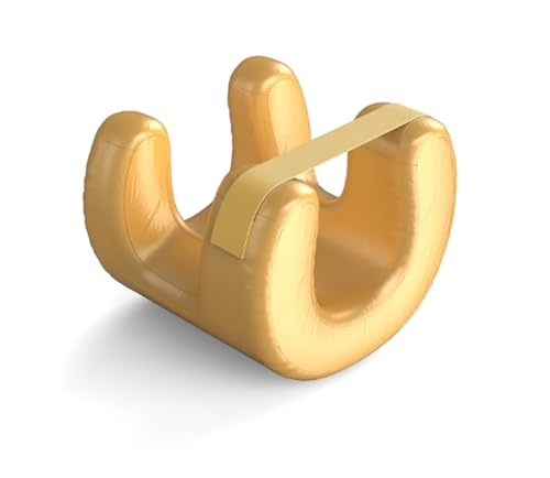 BHSAUGXI Beauty Sleep Anti-Wrinkle Face Pillow, U-Shaped Memory Cushion (Gold)