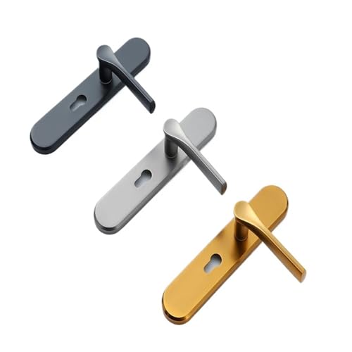 Poignée de porte en alliage de zinc contre le bruit des portes - 3