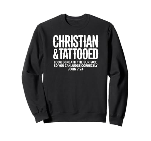 Cristiano Y Tatuado Fiel Creyente Entintado Sudadera
