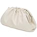 CATMICOO Cloud Crossbody Bags for Women Clutch Purse with Dumpling Shape and Ruched Detail (Beige-Large)