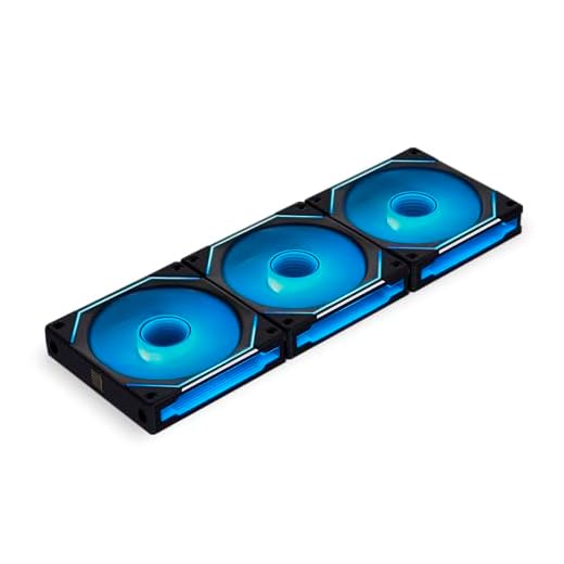 Lian Li UNI Fan SL-Infinity 120-Triple Pack-ARGB Fan-Infinity Mirror-Daisy-Chain Design-Customizable Lighting Effects-One Cable Connection-with Controller-Black-(UF-SLIN120-3B)