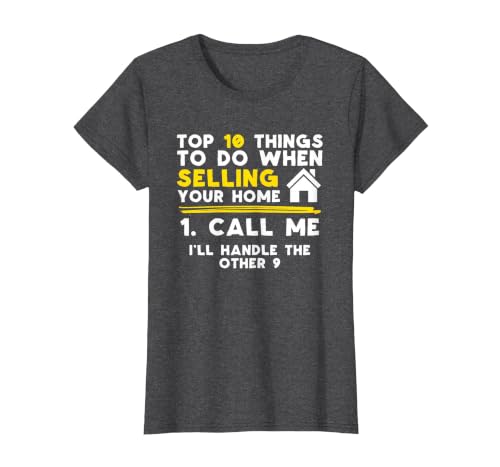 Real Estate Agent Call Me T-Shirt, Women, Dark Heather Grey, 3X-Large