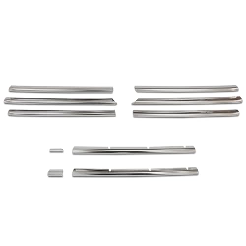 【エコーズプロダクト】 ハスラー MR52S/MR92S フロントグリルガーニッシュ&ロアグリルガーニッシュ 2点セット 鏡面仕上 タフワイルド非対応 パーツ カスタム アクセサリー ドレスアップ オプション メッキ 外装