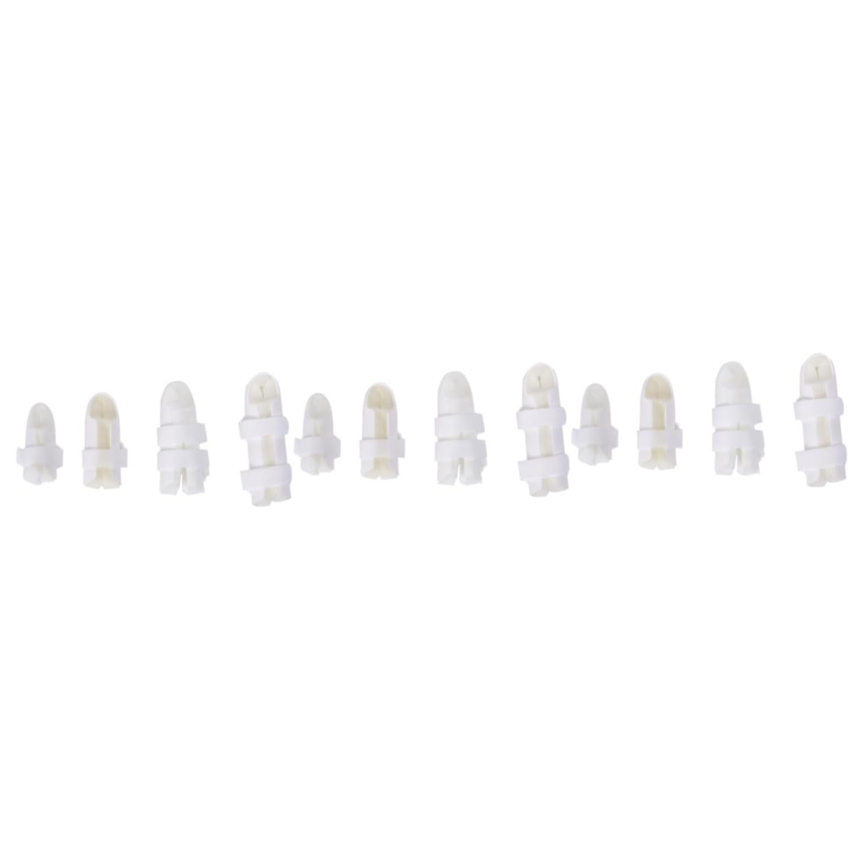 TOVINANNA 3sets Finger Support Brace Splints for Fingers Protective Splint for Finger Thumb Splint Finger Brace Thumb Brace Retainer Holder Finger Splints White 4pcs*3