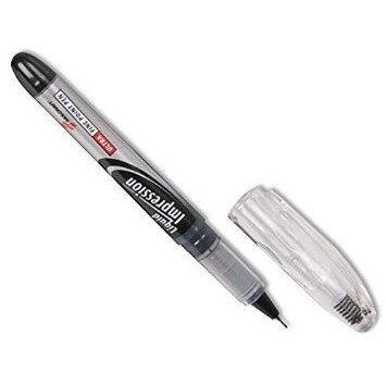 AbilityOne 7520-01-519-4369 Skilcraft Liquid Impression Porous Ultra Fine Point Pen, Blue Ink