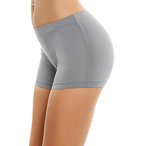 Image of Ekouaer Boyshort Panties Women's Soft Underwear Briefs Invisible Hipster 3 Pack Or 4 Pack Seamless Boxer Brief Panties S-XXL