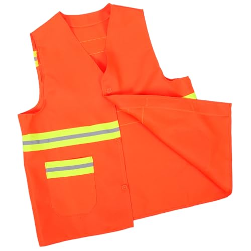 HOLIDYOYO Safety Vests for Men High Visibility Vest Reflective Strips Sanitation Worker Vest Comfortable Night