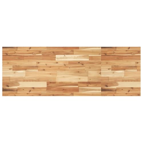 vidaXL Encimera tocador baño Madera Acacia Acabado Aceite 120x50x2 cm, Estante de baño, estantería de baño, Tablero de tocador de baño