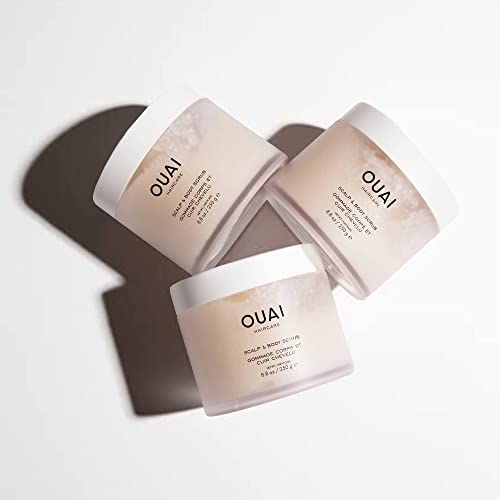 OUAI Scalp & Body Scrub, Melrose Place - Exfoliating Body Scrub with Sugar & Coconut Oil Blend for Smooth, Moisturized Skin - Gentle Scalp Scrub for Removing Product Build Up (8.8 Oz) - Image 6
