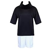 Tokyo Ghouls Kaneki Ken Cosplay Costume Full Set Daily Casual Costume Tops Shorts Men Women Halloween Outfit (Female XL)