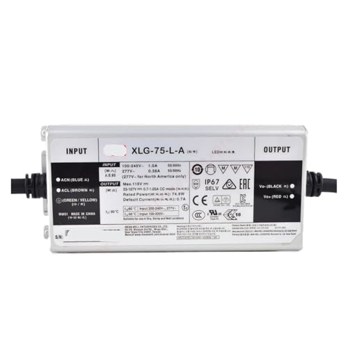 Driver LED 75W XLG-75-L-AB de haute performance pour éclairage extérieur