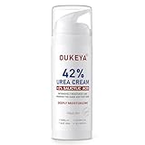 OUKEYA Crema Urea 42% con Ácido Salicílico 2%, Crema Pies Manos Tratamiento Intensivo para Piel Agrietada, Talones y Codos, Crema Hidratante Pies Secos, Elimina Callos Antifisuras, Bote Dosificador