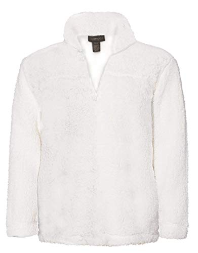 Gioberti Men and Women Super Soft Sherpa 1/4 Zip Pullover Sweater
