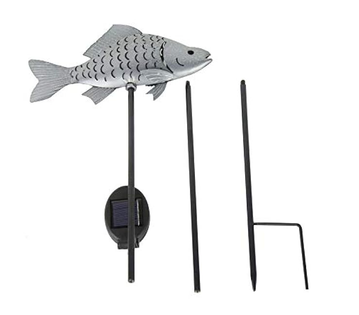 KAIXOXIN Solar Garden Lights Warm White Silver 1