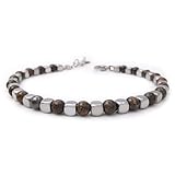 Zoom IMG-1 almendra bracciale uomo pietre naturali