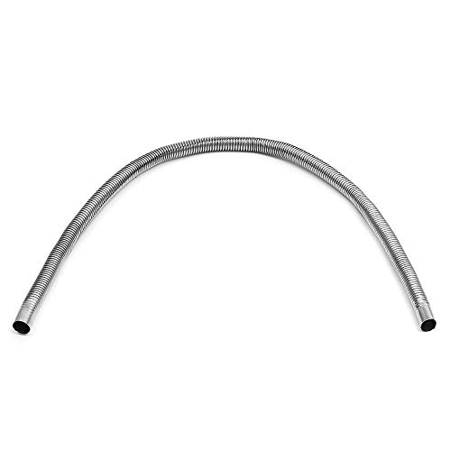 Honeytecs 1 m / 3.28 pés de aço inoxidável tubo de escape estacionamento aquecedor de ar tanque de g