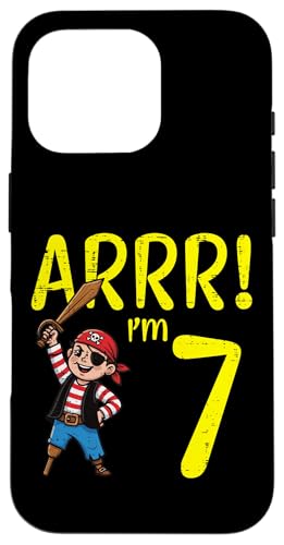 7th Birthday Arrr Im 7 Pirate Cool Bday p[eB[ j̎q LbY [X X}zP[X iPhone 16 Pro p