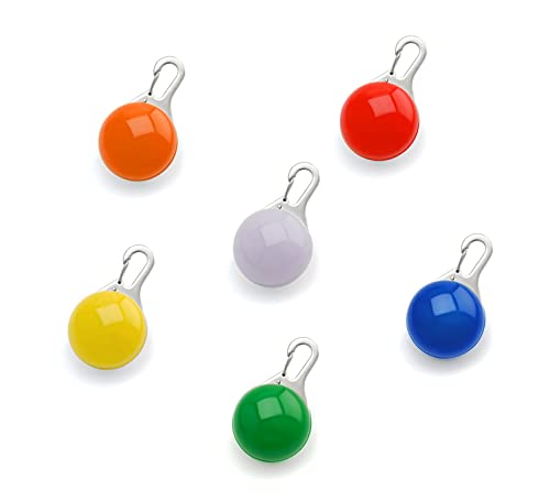 Ciondolo luminoso LED batterie incluse per cane