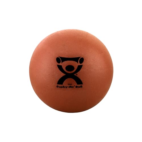 CanDo Cushy-Air Hand Ball For Rehabilitation, Exercises, Hand Therapy, Occupational Therapy, Hand Strengthening, Improve Motor Skills, Stress Relief, Red, 10